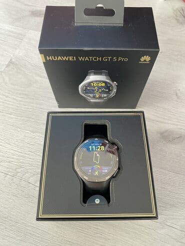 сколько стоит apple watch: HUAWEI WATCH GT 5 Pro (модель VLI-B29) - Круглый AMOLED‑дисплей с — 5
