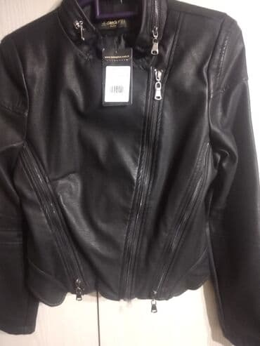 Кожаная куртка, Косуха, Натуральная кожа, Укороченная модель, M