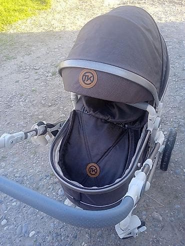 дедский машины: Коляска, Другой бренд, цвет - Черный, Б/у, Самовывоз — 1