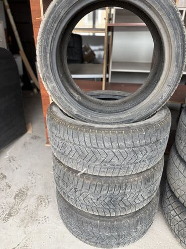 погрузчик шина: Шины 255 / 45 / R 20, Зима, Б/у, Комплект, Япония, DUNLOP — 3