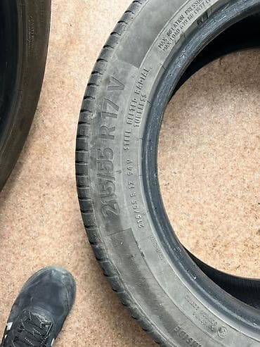 r17 215 45: Пара летних шин 215/55 R17 V - Размер: 215/55 R17 - Индекс скорости — 2