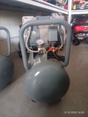 мойка высокого давления на основе компрессора: Компрессор мощность 1.6x2квт размер бака 60л давления 8бар скорость — 2