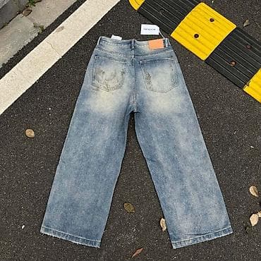 Джинсы: Джинсы Acne Studios - Модель: свободный прямой крой, высокая посадка — 2