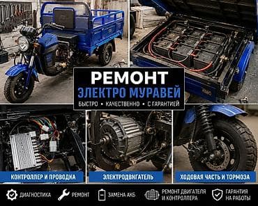 Ремонт электротранспорта: Ремонт электротрициклов «Муравей» Профессиональный сервис для — 1