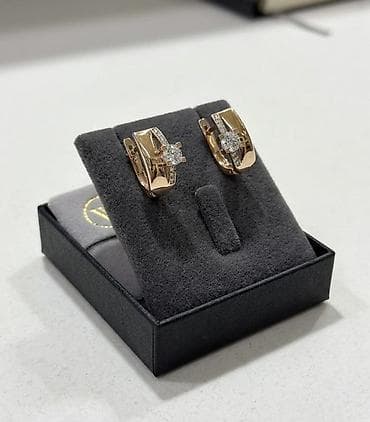 pro trek: Сережки из красного золота ✨ Проба: 585 (красное золото) Вес: 3.85 — 1