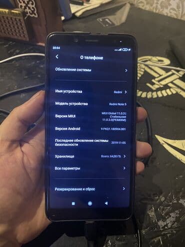 смартфоны xiaomi mi5: Redmi, Redmi 5, Колдонулган, 64 ГБ, түсү - Кара, 2 SIM — 1