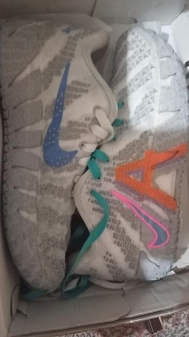 nike react: Мужские кроссовки, 41, Nike, Б/у, цвет - Серебристый, Самовывоз — 1