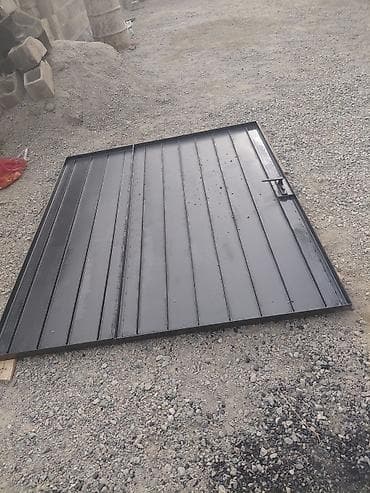 Терезелер жана комплектөөчүлөр: Металлические ворота (створки) и опорные стойки - Материал: сталь — 1