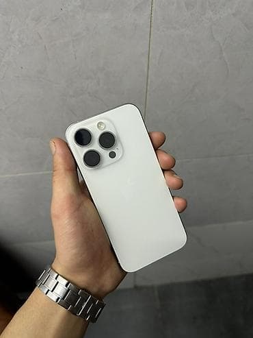 iphone xr red: IPhone 15 Pro, Б/у, 512 ГБ, Белый, 81 % — 1