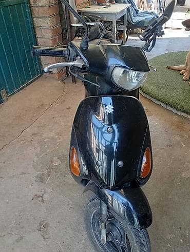 Скутеры: Скутер Suzuki Let’s 4, черный цвет. - Компактный городской скутер с — 1