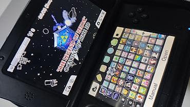 game console: 3DS LL (XL) японской ревизии, в переносном кейсе, с зашитным чехлом — 10