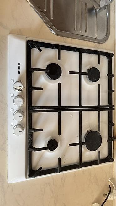 775 socket: Газовая варочная панель Bosch, 4 конфорки, эмалированная поверхность — 1