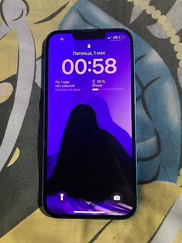 mini 5: IPhone 13, Б/у, 128 ГБ, Синий, 69 % — 2