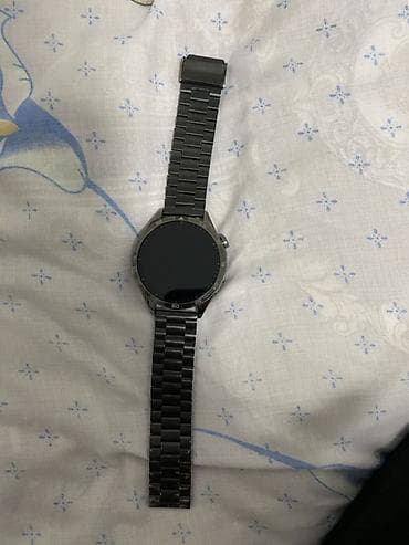 Детские смарт-часы: Смарт-часы с круглым сенсорным экраном и металлическим браслетом — 3