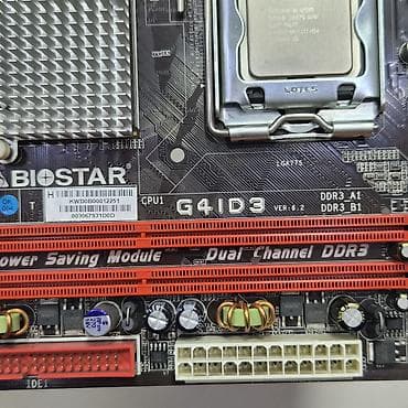 Настольные ПК и комплектующие: Материнская плата для ПК, Новый, Biostar, LGA775, Micro-ATX — 5