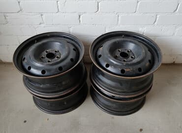 r17 мекаб: Колеса в сборе 205 / 55 / R 16, Лето, Б/у, Комплект, Легковые, Железные, отверстий - 5 — 2