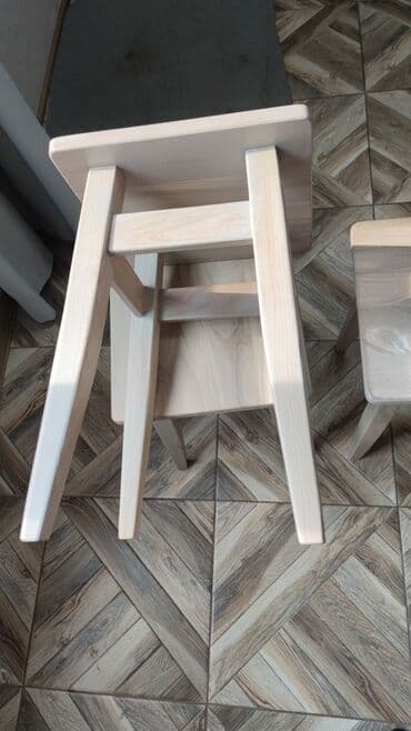 деревянные барные стулья: Продаю новый набор табуретов 4шт из натурального дерева( карагач) — 4