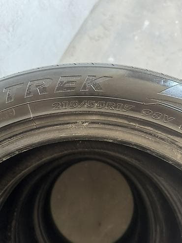 шины бу бишкек 15: Шиналар 215 / 55 / R 17, Жай, Колдонулган, Комплект, Жеңил унаалар, Michelin — 7
