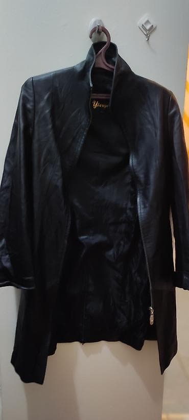 Личные вещи: Кожаная куртка, Классическая модель, Натуральная кожа, M — 1