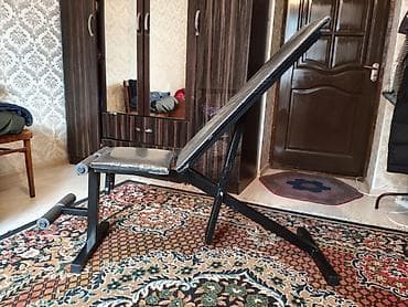 Тренажеры: Универсальная скамья для занятий дома - Регулируемая спинка с — 1