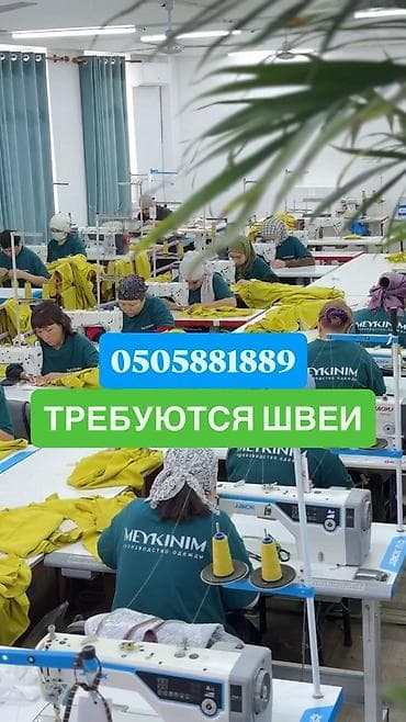 Кийим кооздогучтар: Тикмечи, Ар дайым, Универсал, Район: Мадина, Үстүңкү кийим, Төлөм: 10 күн сайын, Иш тажрыйбасы: 1-2-жылдык тажрыйба — 1