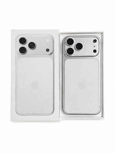 IPhone 17 Pro Max, Б/у, 512 ГБ, Чехол, Кабель, Коробка, 100 %