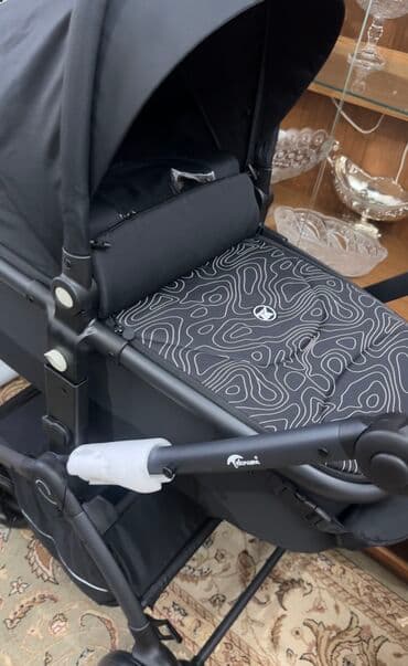 коляска детская цена бишкек: Коляска, цвет - Черный, Б/у — 2