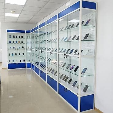 Соода жабдуулары: Прилавок витрина из профиля и стекла, торговые витрины для магазина — 3