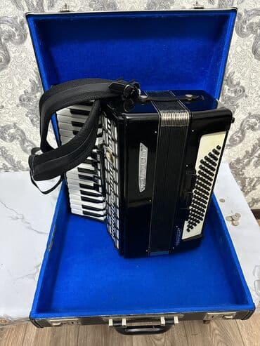 Аккордеоны: Продаю Генманский Аккордеон Вельтмейстер серино Кызыл кара тустору бар — 10