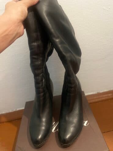 Продаю сапоги Molka, натуральная кожа с натуральным мехом. Одевала 2 — 1