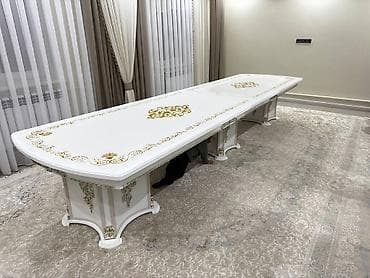 Залга арналган столдор: Зал үчүн үстөл, Бүктөө эмес, Тик бурчтуу — 8