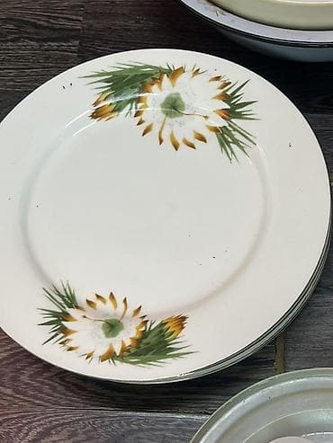 посуда для воды: Вишня 11шт за 1350сом 15си диам Зелёный с листом 6шт за 800с 40см — 2