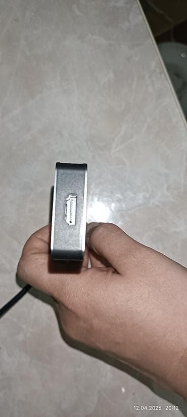 galaxy tab s7 plus: USB-C хаб WiWU / Linker A21HD (7-в-1) Компактный многофункциональный — 5