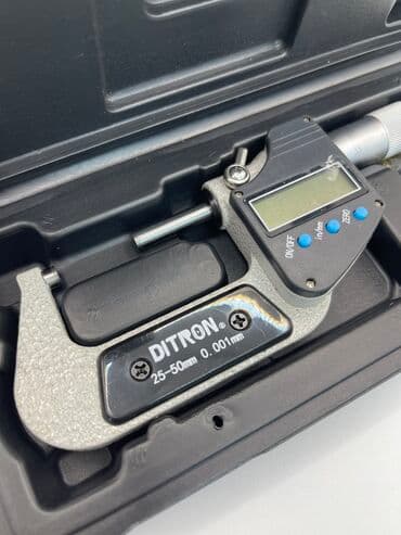 измерительные инструменты: Цифровой Микрометр Бренд: DITRON Диапазон измерения: 25-50 мм Класс — 4