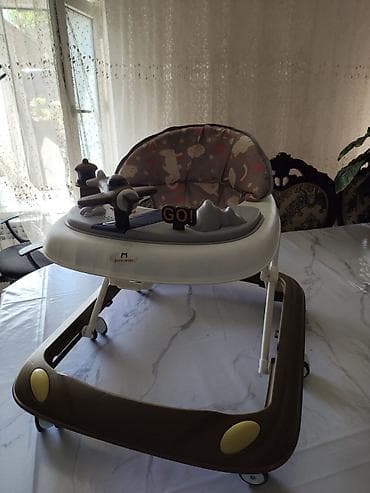 ходунки с ручкой: Детские ходунки с игровой панелью - Тип: классические ходунки на — 1