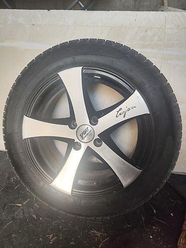 Колеса в сборе 185 / 65 / R 14, Лето, Б/у, Запаска, Легковые, Железные, отверстий - 4