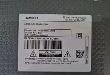 светодиодная подсветка для телевизора: Телевизор Samsung UE55J5500AU 55" Основные характеристики: - — 3