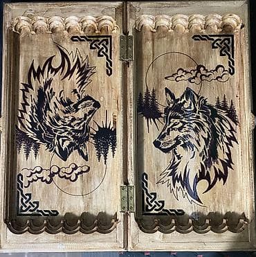 бу стенка: Нарды. Шахматы настольные игры из натурального дерева. - — 6