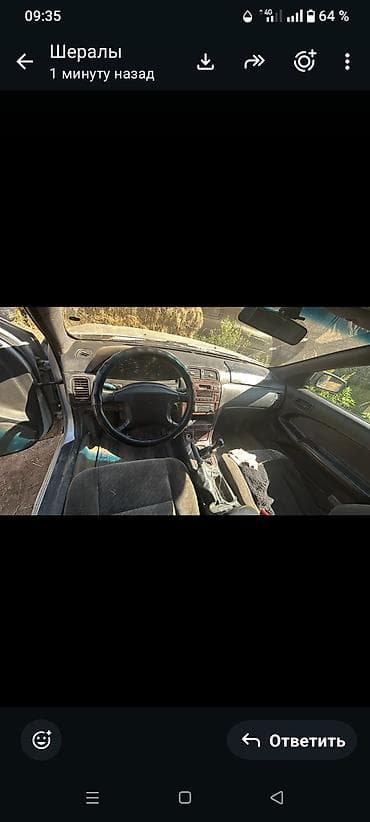 Унаа: Nissan Cefiro: 1998 г., 2 л, Кол менен иштөөчү, Бензин, Седан — 5