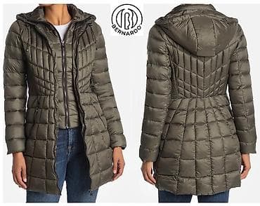 Пуховик, По колено, XS, 2XL