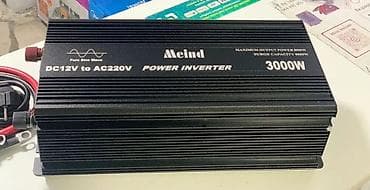 3000: Инвертор напряжения Meind 3000 Вт, 12 В DC → 220 В AC (чистая — 5