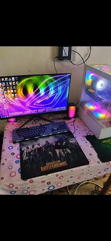 Стол компьютерлери жана комлектөөчүлөр: Игровой комплект ПК с периферией и подсветкой RGB Состав и — 2