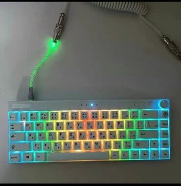 коннектор: Спиральный модульный кабель для механической клавиатуры - Тип — 1