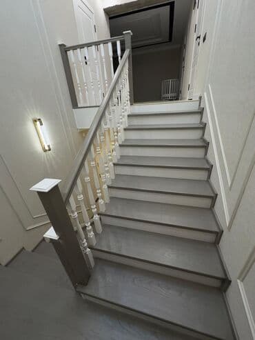 шабашные расценки на строительные работы рядом просп жибек жолу бишкек: Лестница жасалат кара жыгач. сосна .шпонированный фанера .коленное — 19