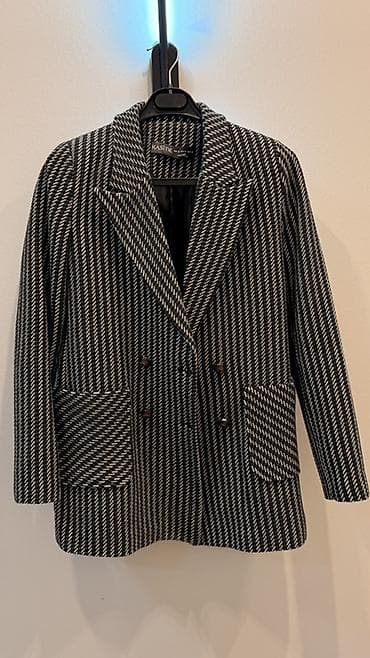 куртка пиджак: Пиджак, Блейзер, Жаккард, Двубортная модель, Турция, S — 1