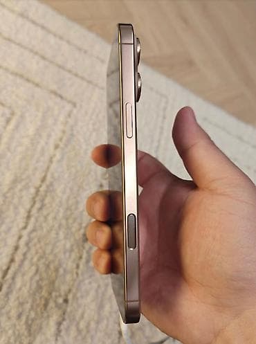 ipone 16 pro max: IPhone 16 Pro Max, Б/у, 512 ГБ, Desert Titanium, Защитное стекло, Чехол, Кабель — 3