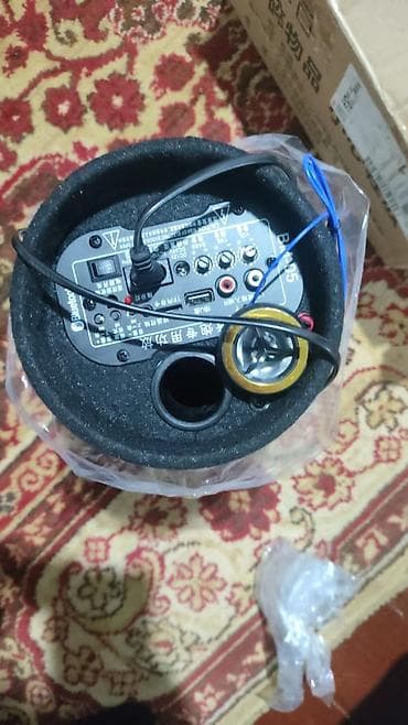 Скупка катализаторов: Автомобильный сабвуфер-колонка Baimаo (цилиндрический корпус) - — 3