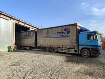 тягач двух мостовой: Тягач, Mercedes-Benz, Тентованный — 3