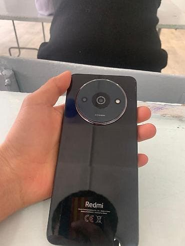 Redmi, Redmi A3, Б/у, 64 ГБ, цвет - Черный, 2 SIM