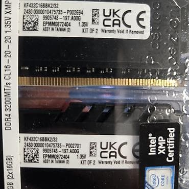 e3 1230v2: Оперативная память, Б/у, Kingston Fury, 32 ГБ, DDR4, 3200 МГц, Для ПК — 2